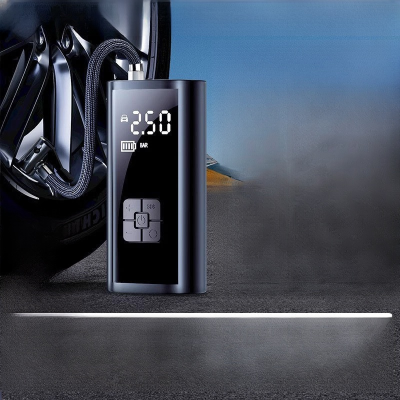 Aufblasbare Pumpe für Auto Tragbarer Inflator Kabellose Reifenfüllpumpe Multifunktionale aufblasbare