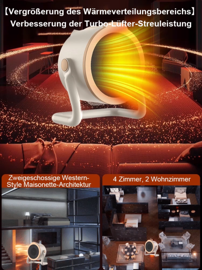 Sofort-Heizender Tischventilator