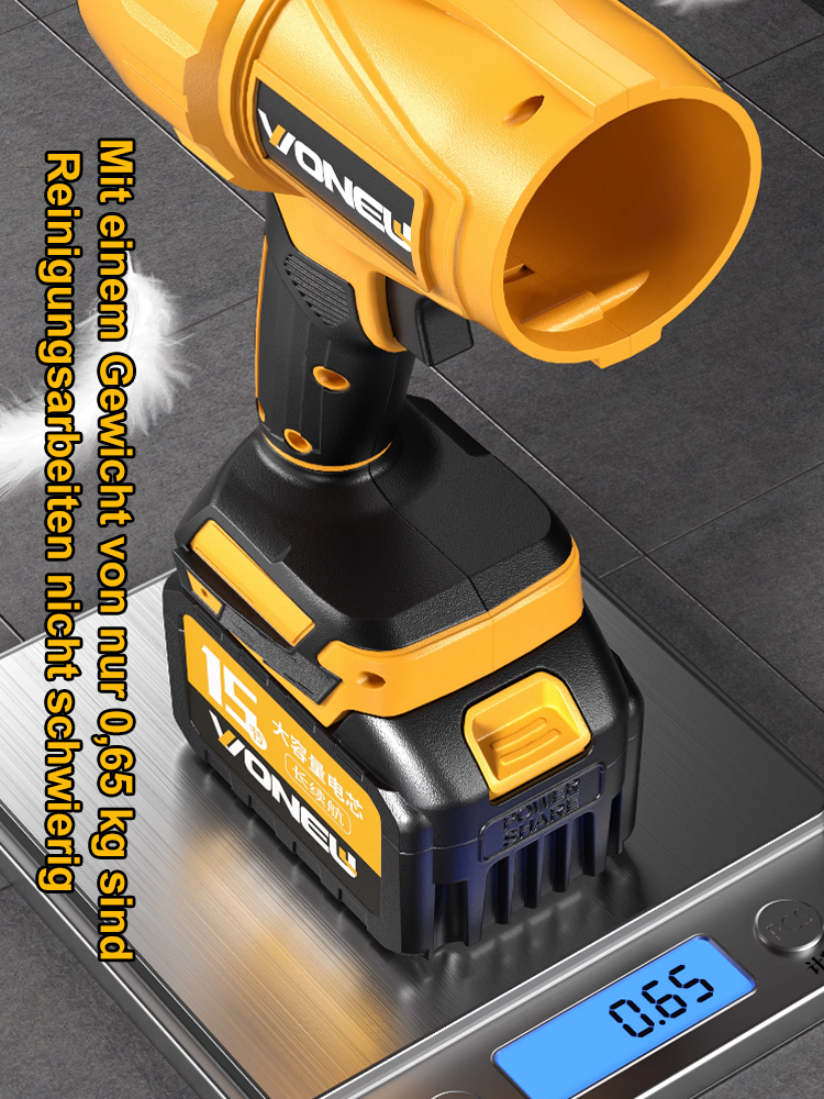 Industrielle bürstenlose Lithium-Akku-Gebläse.