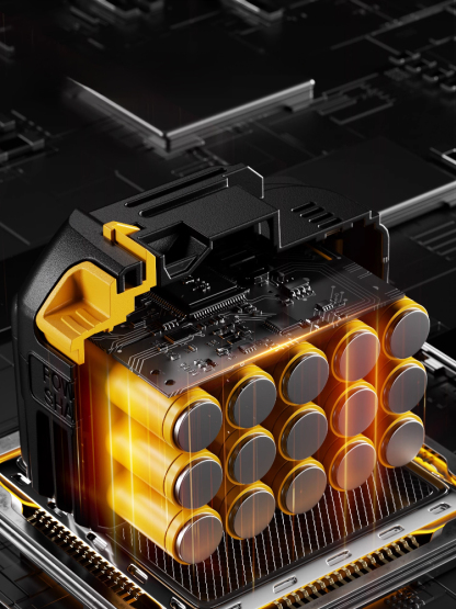 Industrielle bürstenlose Lithium-Akku-Gebläse.