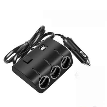 Auto ein ziehen drei Zigarettenanzünder 12V/24V Konverter mit Schaltnetzteil 1506 Autoladegerät