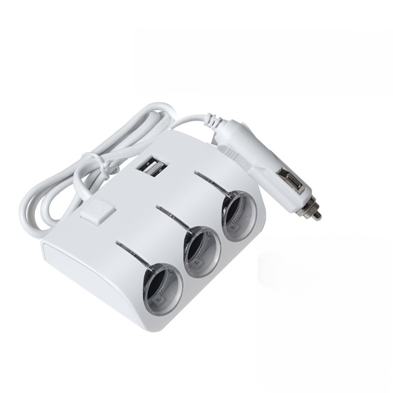 Auto ein ziehen drei Zigarettenanzünder 12V/24V Konverter mit Schaltnetzteil 1506 Autoladegerät