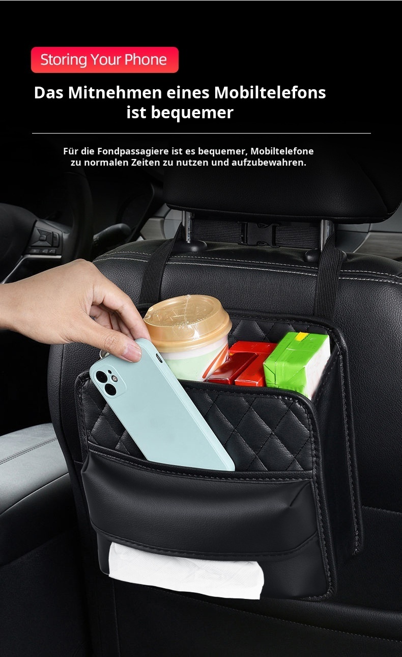 Ordnungssystem für das Auto – Rücksitz Aufbewahrung