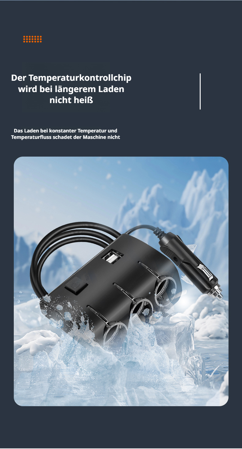 Universal Autoladegerät für 12V und 24V Fahrzeuge