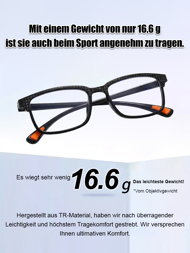 Anti-Blaulicht ultraleichte automatische Zoom-Lesebrille