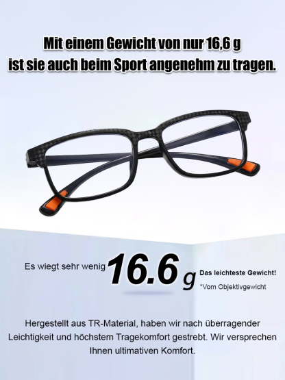 Anti-Blaulicht ultraleichte automatische Zoom-Lesebrille
