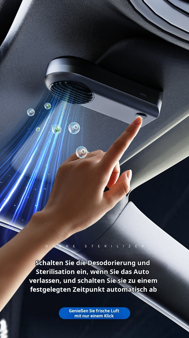 Mini Ozon-Desodorierer f&uuml;r Badezimmer