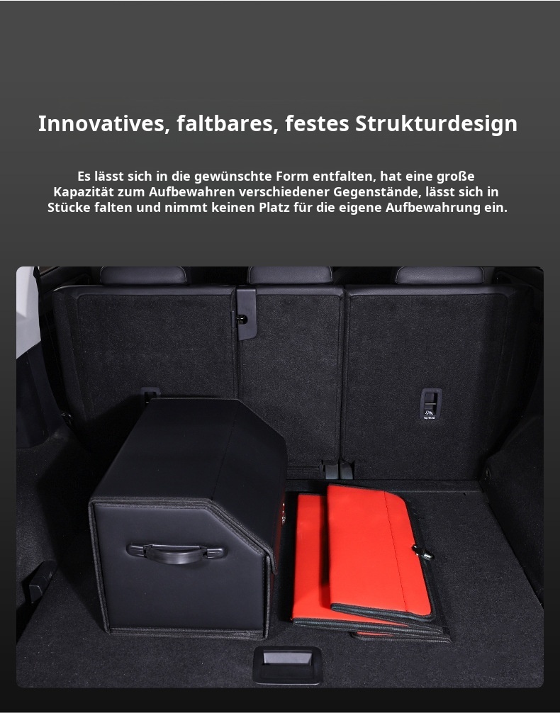 Auto Organizer Box mit Fächern und Deckel