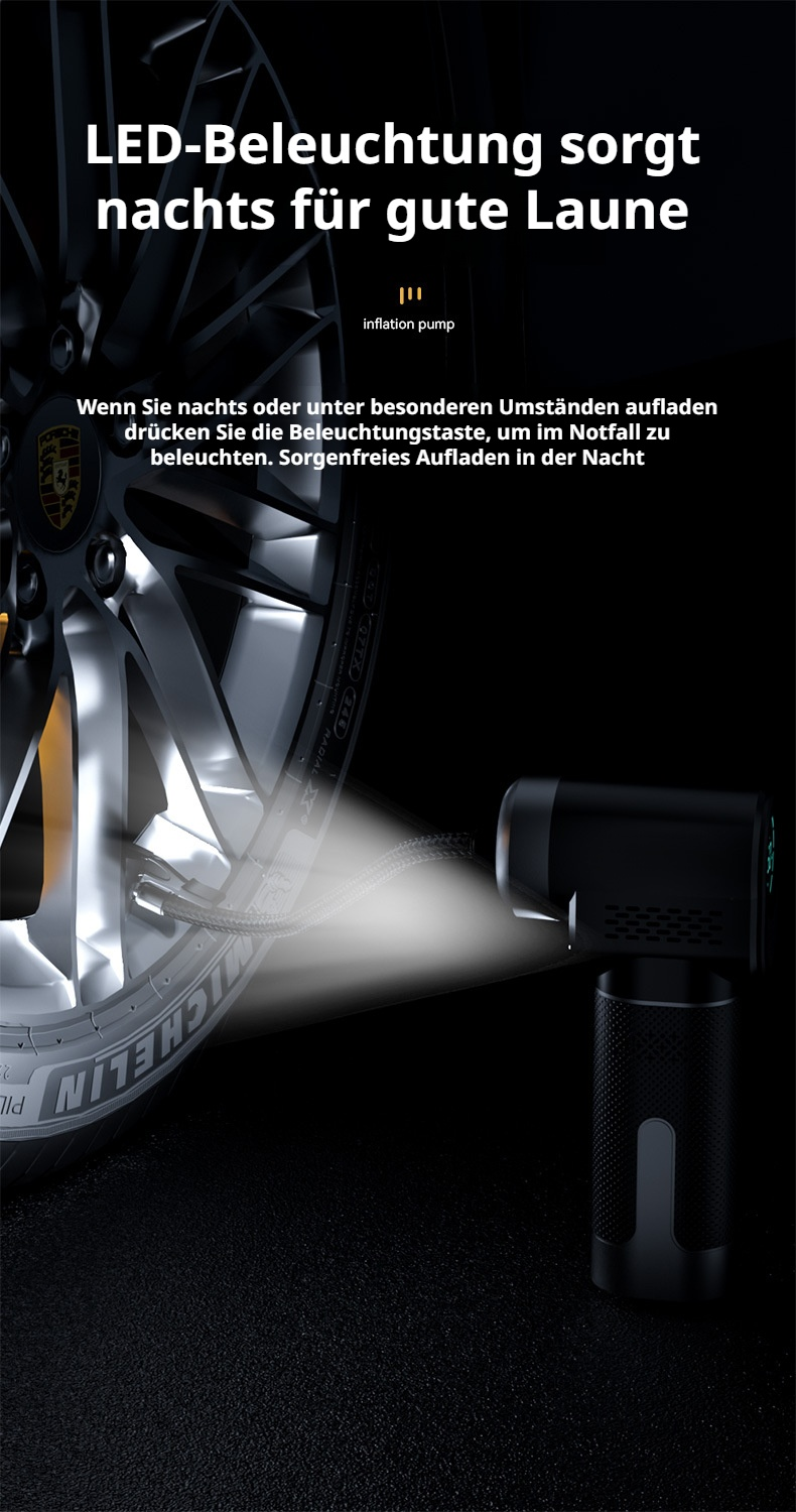 Reifenfüller für Fahrrad, Ball und Auto