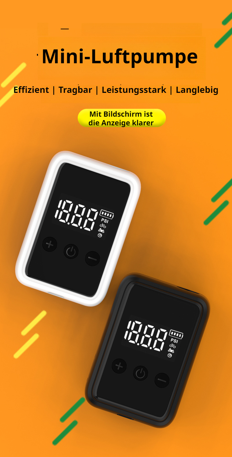 Leichte kabellose Hochdruckpumpe für Auto