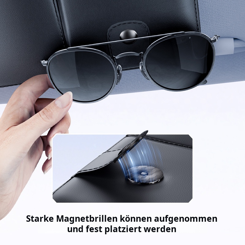 Auto-Sonnenblenden-Aufbewahrungsclip, multifunktionaler Auto-Brillenclip, Auto-Kartenhalter, Aufbewa