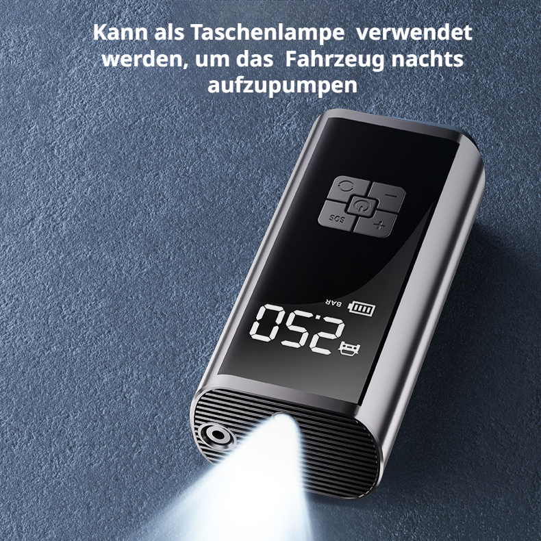 Aufblasbare Pumpe für Auto Tragbarer Inflator Kabellose Reifenfüllpumpe Multifunktionale aufblasbare