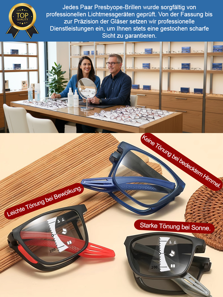 Ultra-leichte, komfortable, faltbare Lesebrille mit Blaulichtschutz