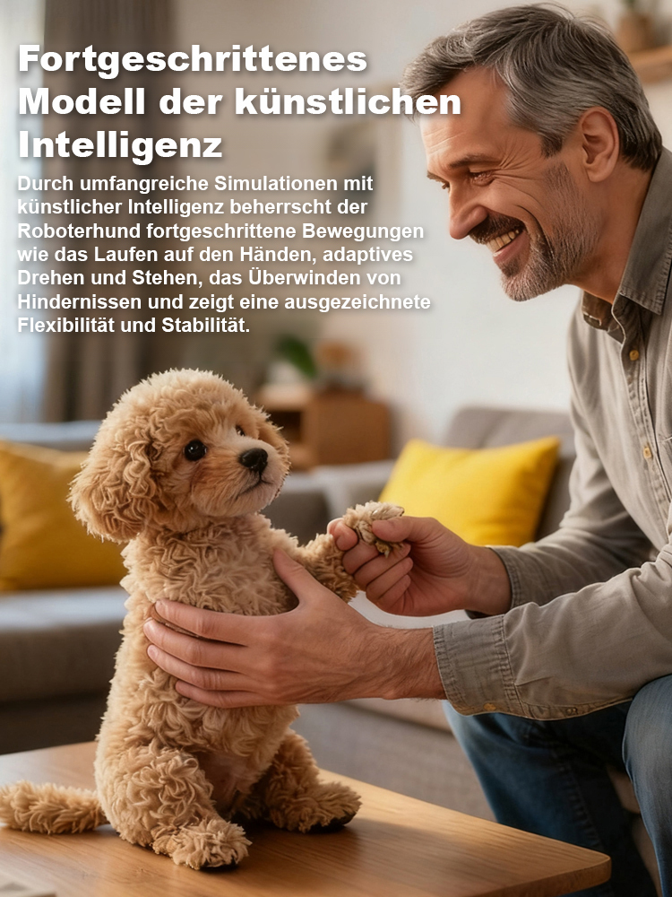 Plüschroboter Hund – Kurzhaar Stofftier