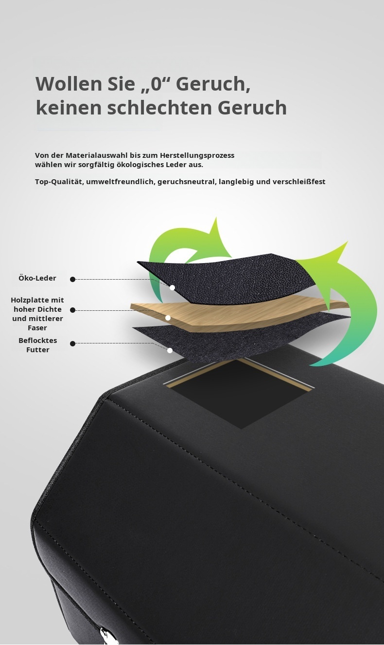 Geräumige Auto Kofferraum Box zur Organisation