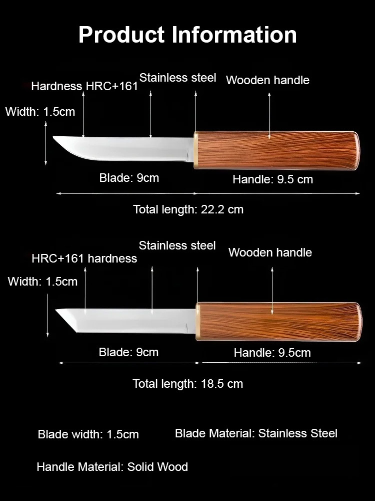 Dragon-Phoenix Child-Mother Blade Kitchen Knife