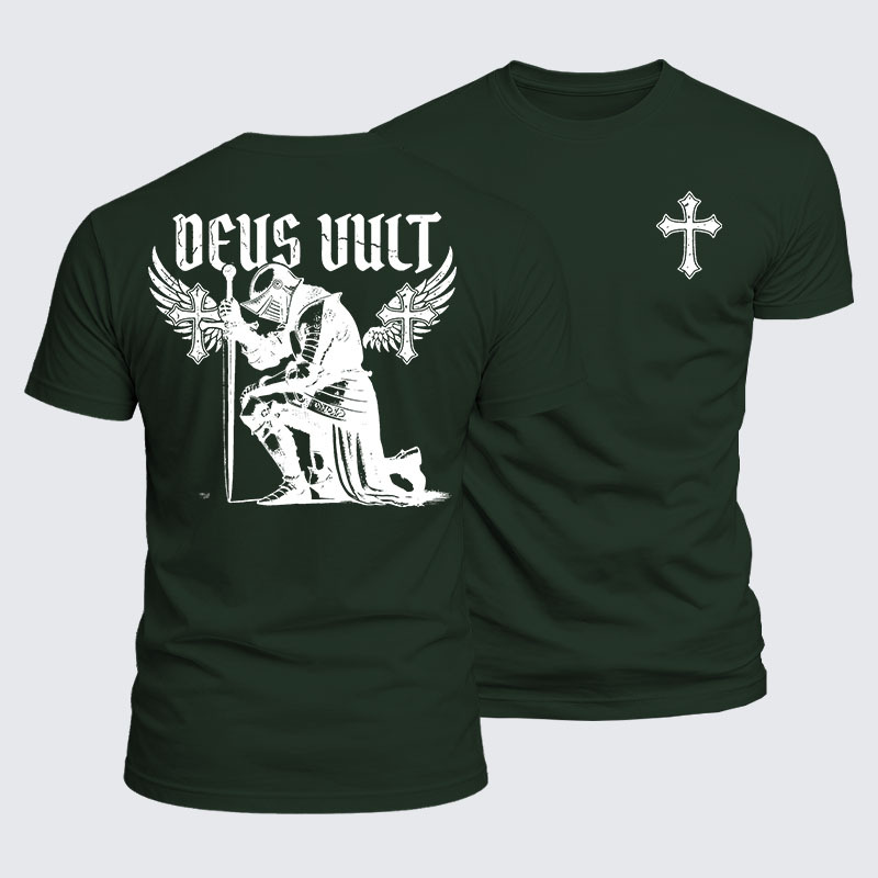 [Copy]Luxe Mercerized Cotton Tee - Deus Vult
