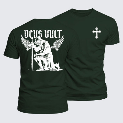 [Copy]Luxe Mercerized Cotton Tee - Deus Vult