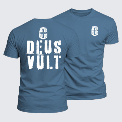 Luxe Mercerized Cotton Tee - Deus Vult