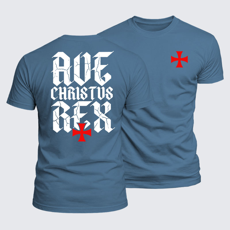Luxe Mercerized Cotton Tee - Ave Christus Rex