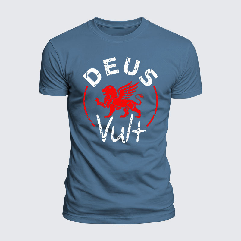 Luxe Mercerized Cotton Tee - Deus Vult