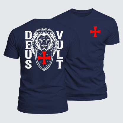 Luxe Mercerized Cotton Tee - Deus Vult
