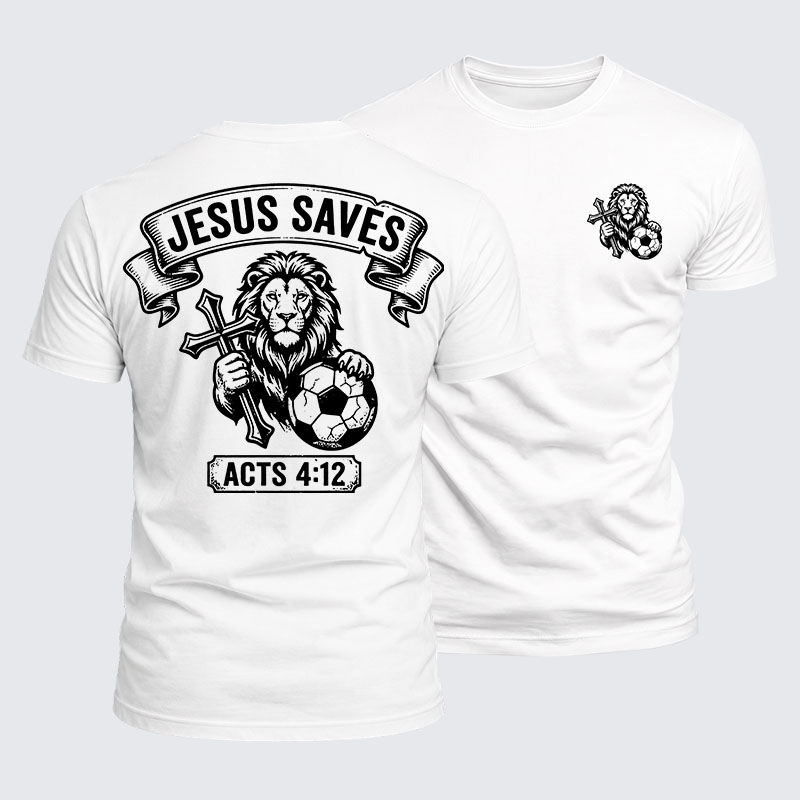 Luxe Mercerized Cotton Tee -  Jesus Saves