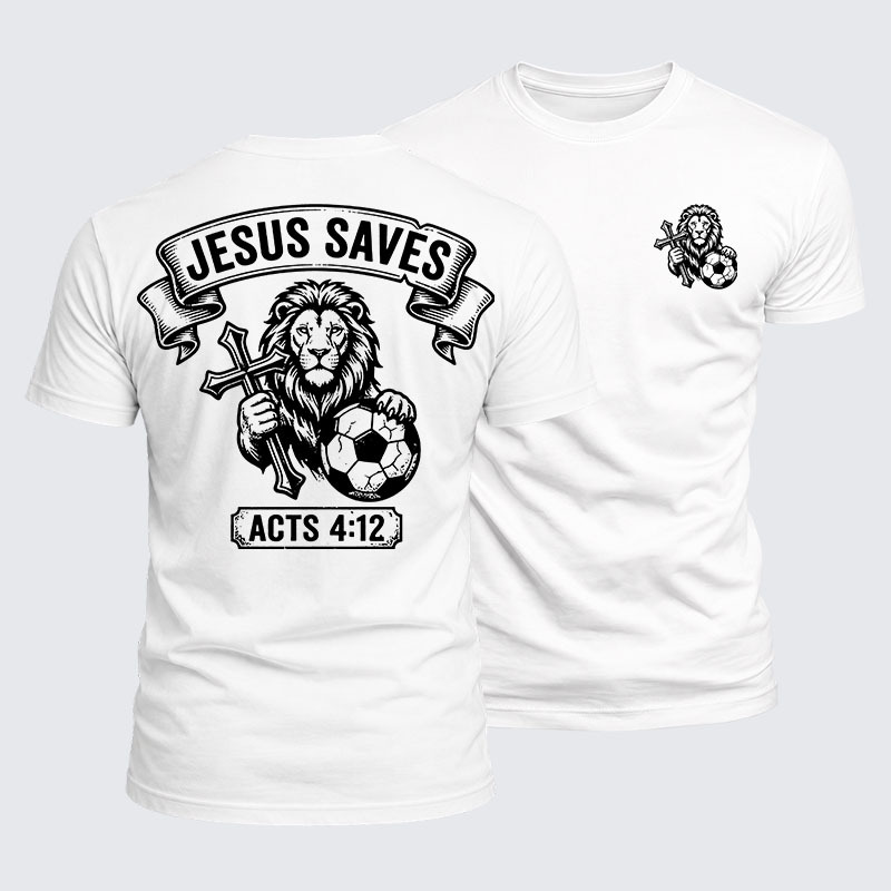 Luxe Mercerized Cotton Tee -  Jesus Saves