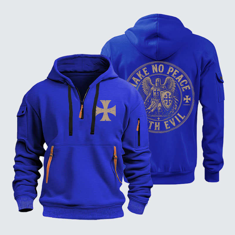 Zipper Hoodies - Make No Peace With Evil