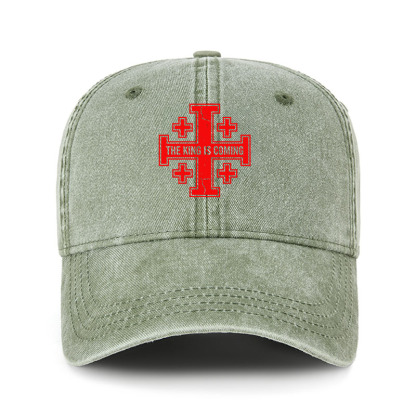 Heritage Washed Cap - Jerusalem Cross