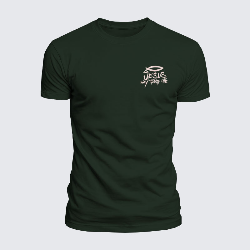 Luxe Mercerized Cotton Tee - Jesus Way Truth Life