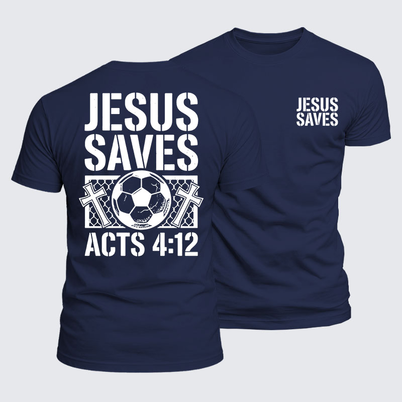 Luxe Mercerized Cotton Tee -  Jesus Saves