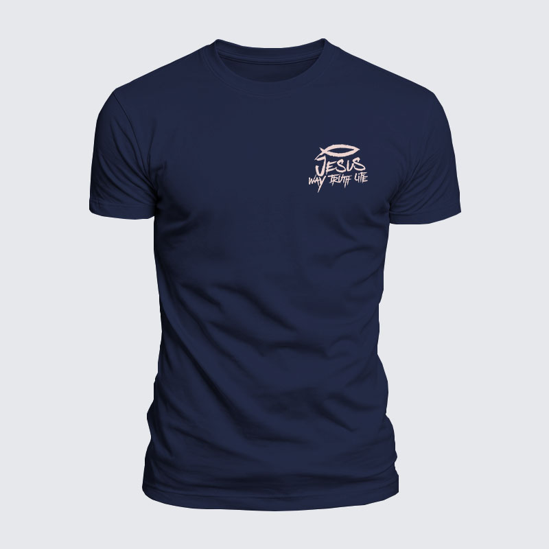 Luxe Mercerized Cotton Tee - Jesus Way Truth Life