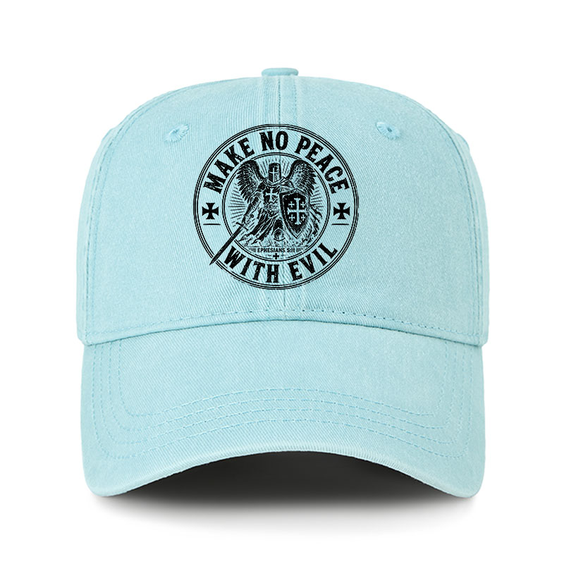 Heritage Washed Cap - Make No Peace With Evil