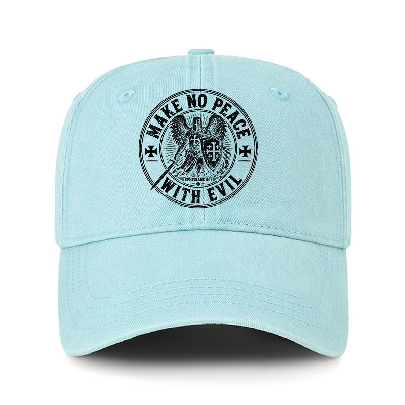 Heritage Washed Cap - Make No Peace With Evil