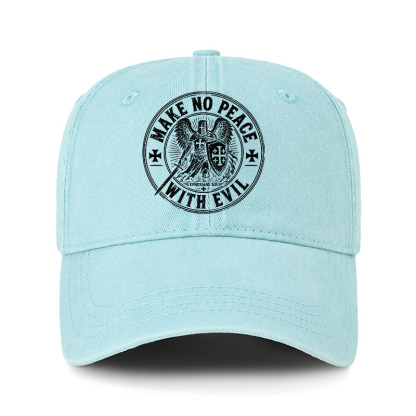 Heritage Washed Cap - Make No Peace With Evil