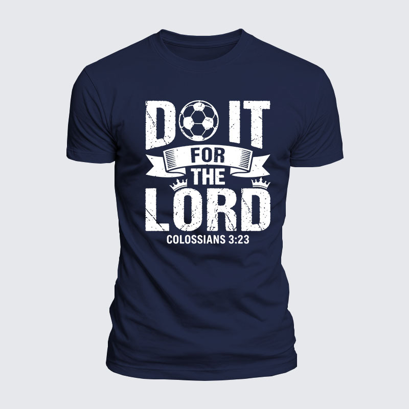 Luxe Mercerized Cotton Tee -  Do It For The Lord