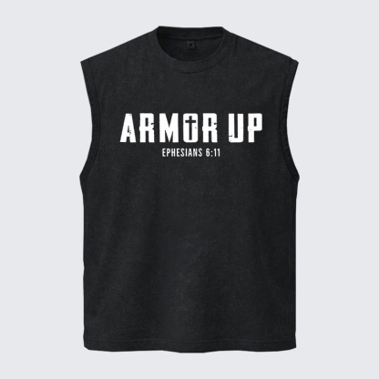 Washed Tank Top - Armor Up