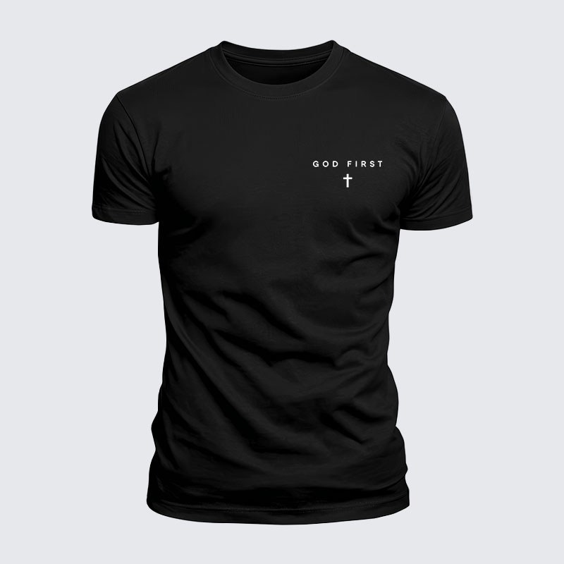 Luxe Mercerized Cotton Tee - God First