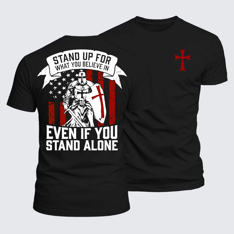 Luxe Mercerized Cotton Tee - Stand Up For What You Believe