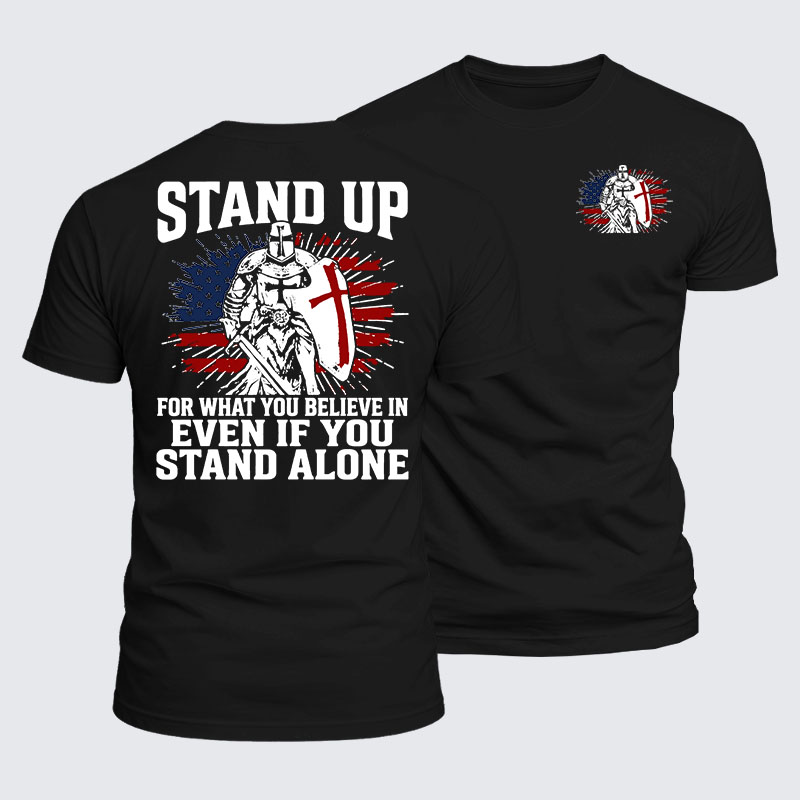 Luxe Mercerized Cotton Tee - Stand Up For What You Believe