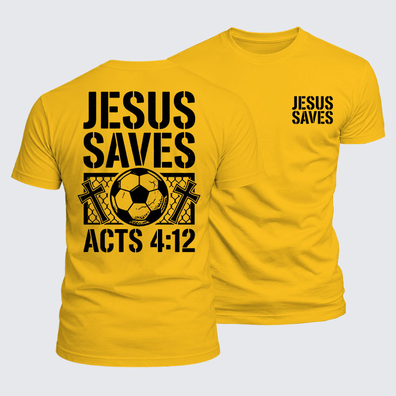 Luxe Mercerized Cotton Tee -  Jesus Saves