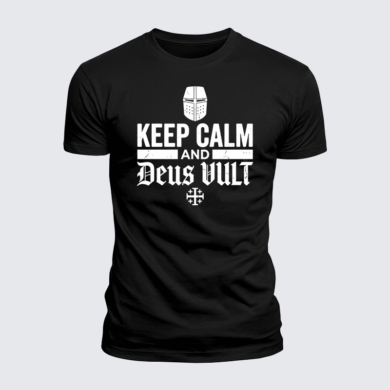 Man Of God Husband Dad Jesus God Christian Cotton T-Shirt