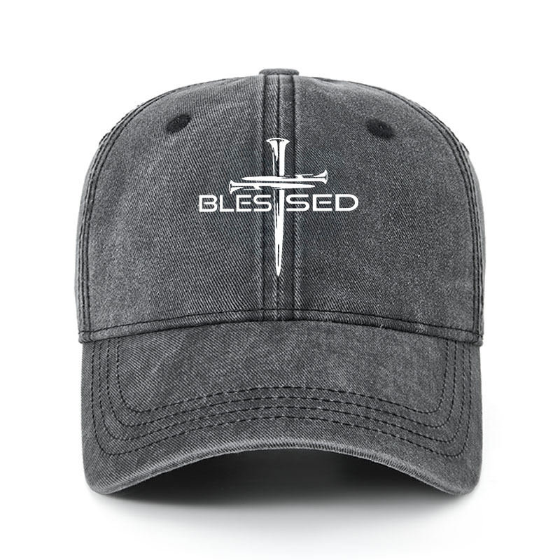 Heritage Washed Cap - Cross Blessed
