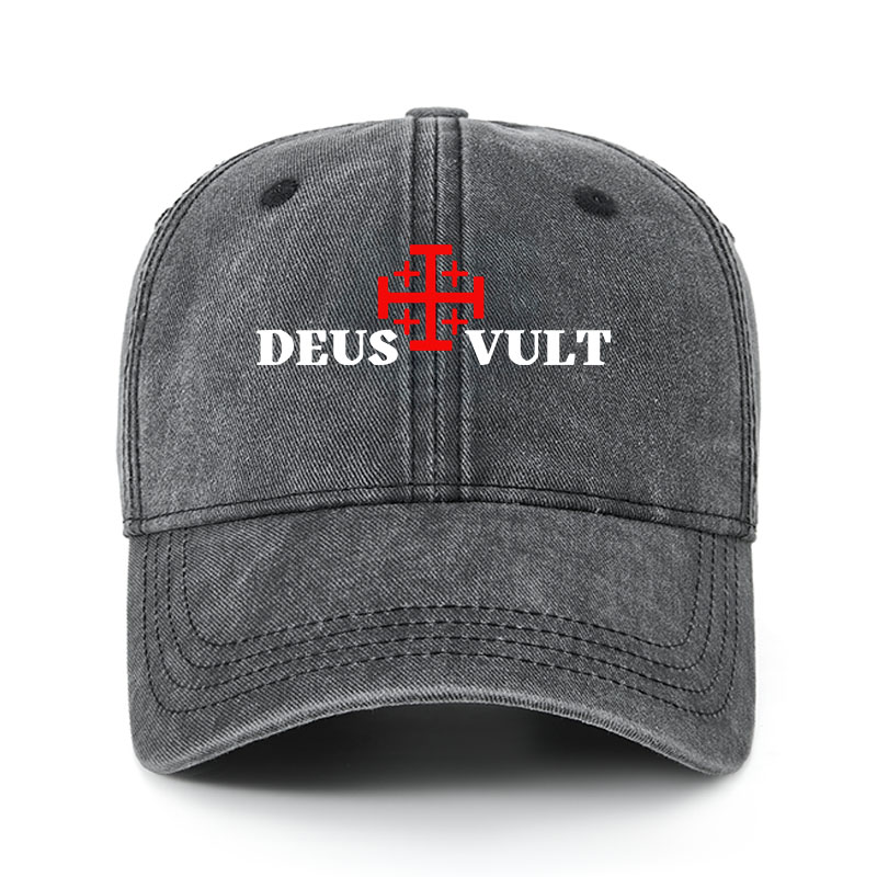 Heritage Washed Cap - Deus Vult