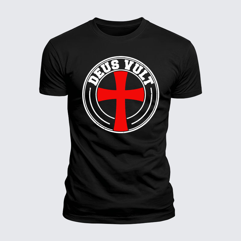 Luxe Mercerized Cotton Tee - Deus Vult