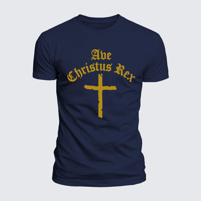 [Copy]Luxe Mercerized Cotton Tee - Ave Christus Rex