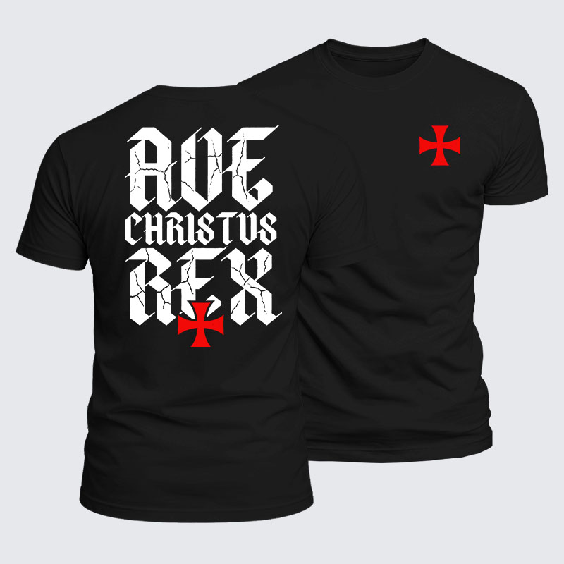 Luxe Mercerized Cotton Tee - Ave Christus Rex