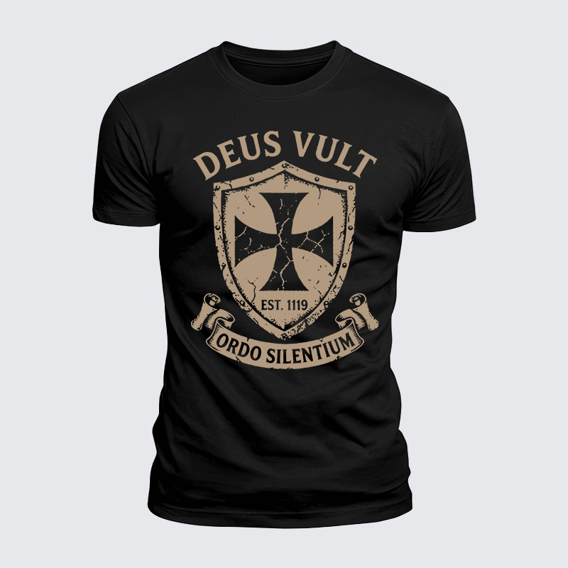 Man Of God Husband Dad Jesus God Christian Cotton T-Shirt