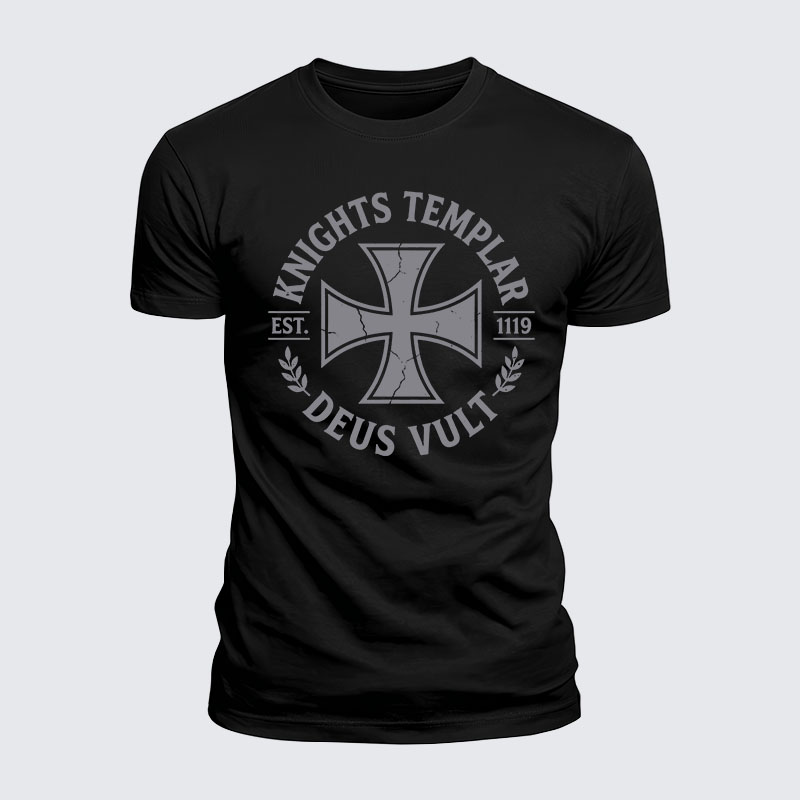 Man Of God Husband Dad Jesus God Christian Cotton T-Shirt